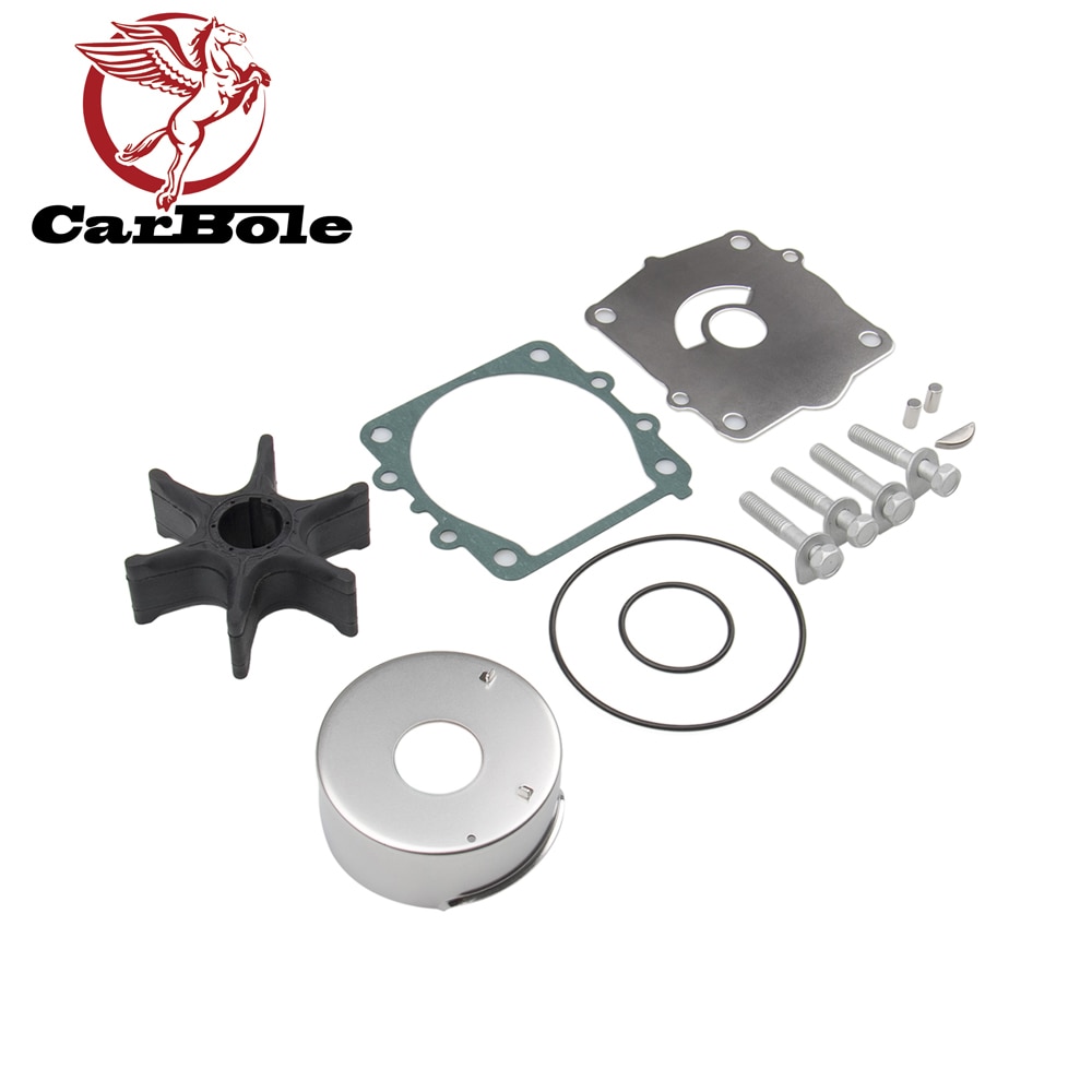 CARBOLE Water Impeller Reparatie Kit voor Yamaha Buitenboordmotoren (115 HP F115 LF115) 18-3442 Vervangen 68V-W0078-00-00