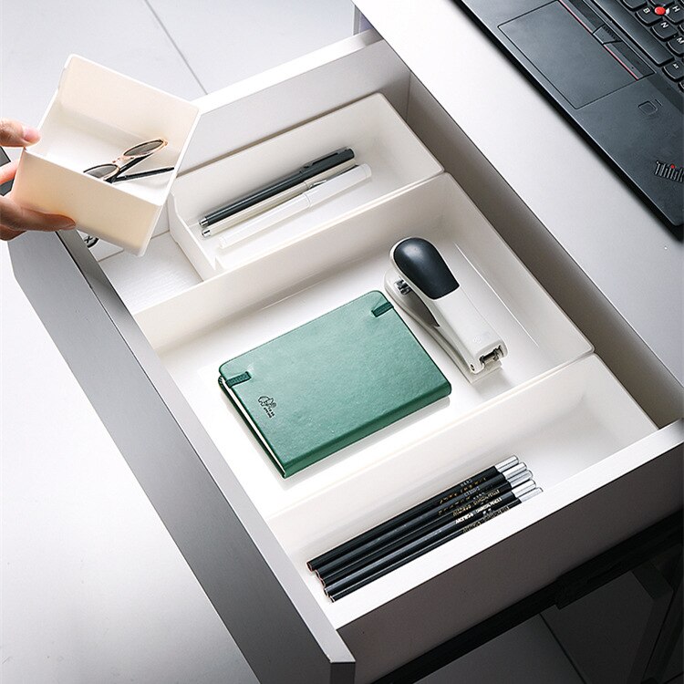 Dividers for Drawers Kitchen Order Partition Cutlery Cabinet Plastic Furniture Container Desktop Storage System Organizer Chest