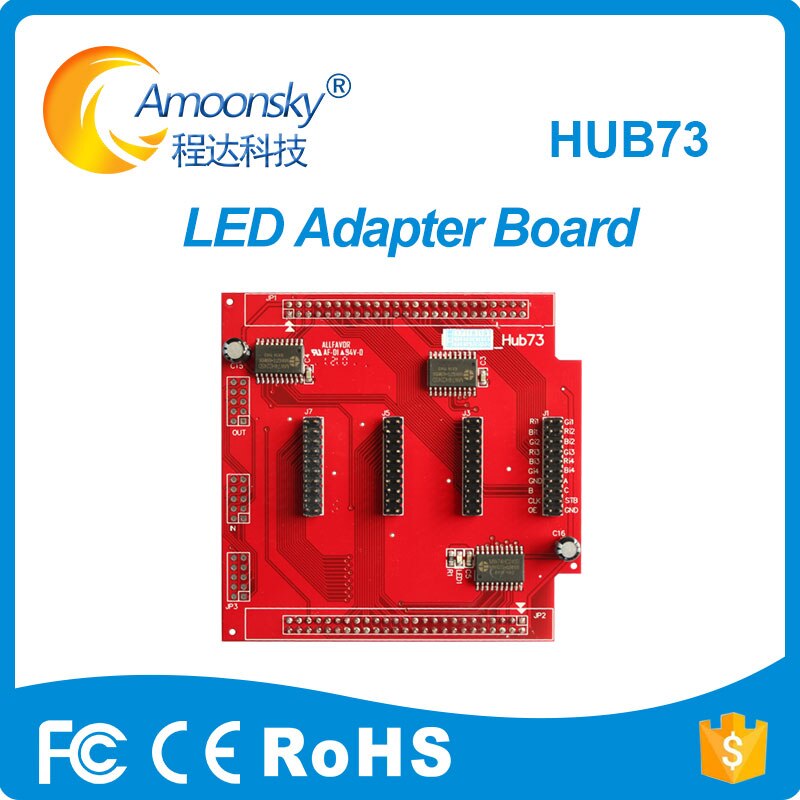 HD indoor p2 led matrix module rgb full color hub73 LED display conversion card