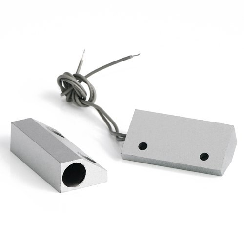 Sistema de alarma de puerta de garaje, persiana enrollable de contacto, sin NC 12VDC, interruptor de láminas magnético para cerradura de puerta