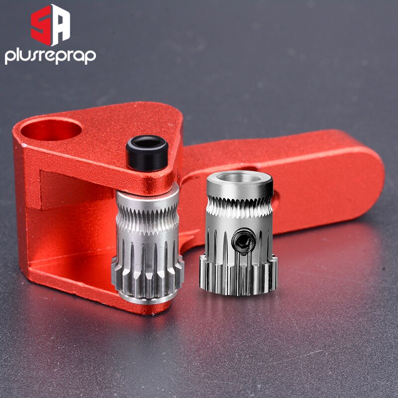 CR10 PRO Upgraded Dual Gear Extruder Double Pulleys Direct Aluminum Extruder for Ender 3/5 CR10S PRO 3D Printer Parts: Only Right HandleKit