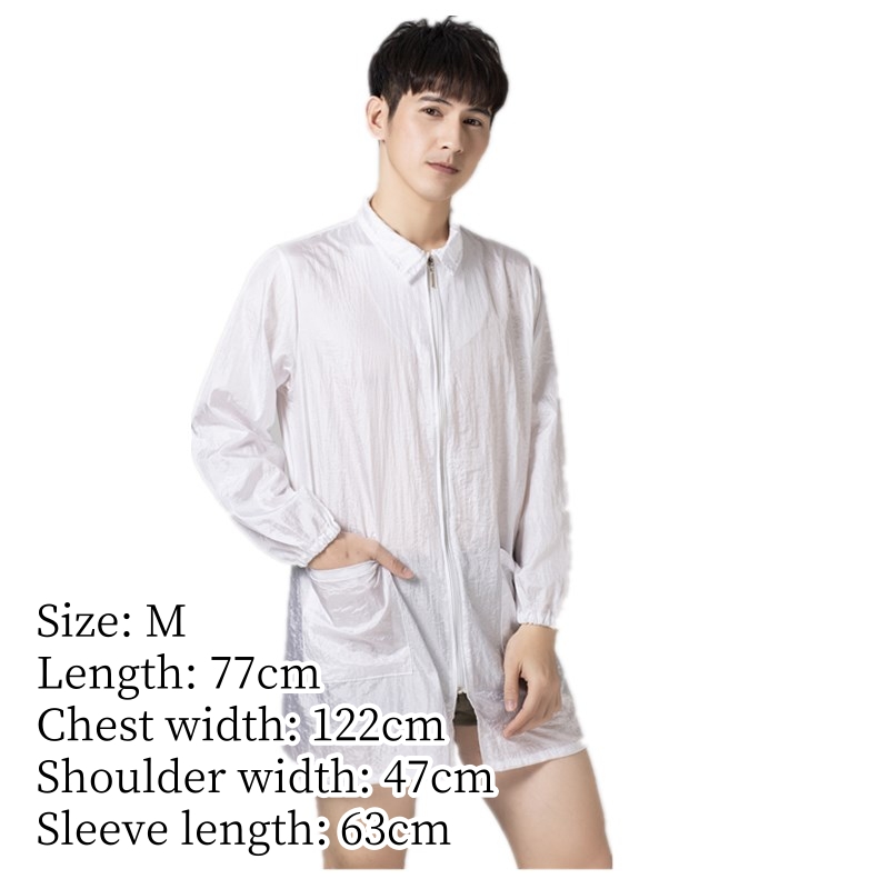 Dunne kappersuniformen, kappersjas, kappersschort, anti-haar, antistatische kleding voor huisdierverzorging  y0505: Duidelijk