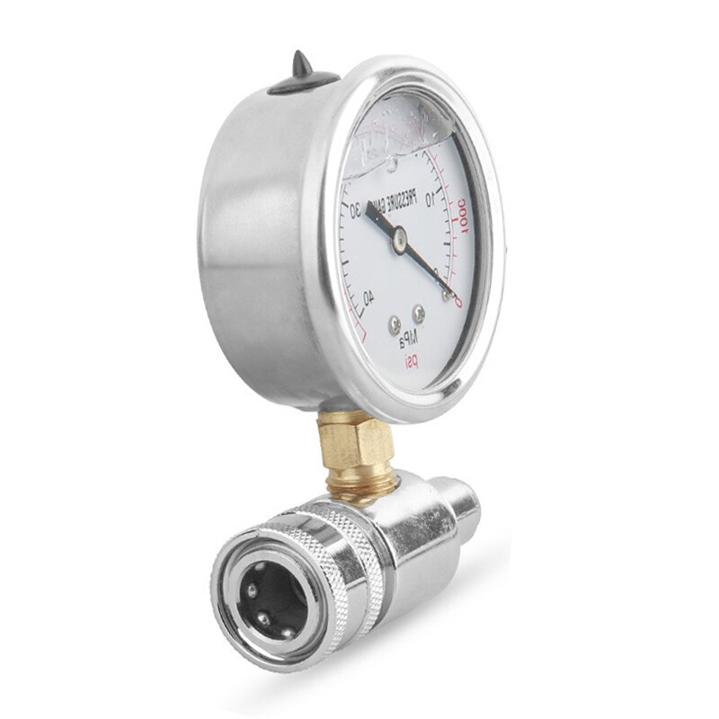 Pressure Washer Gauge Kit, 3/8 Inch Quick Connect, Universal Power ,Stainless Steel, 6000 PSI