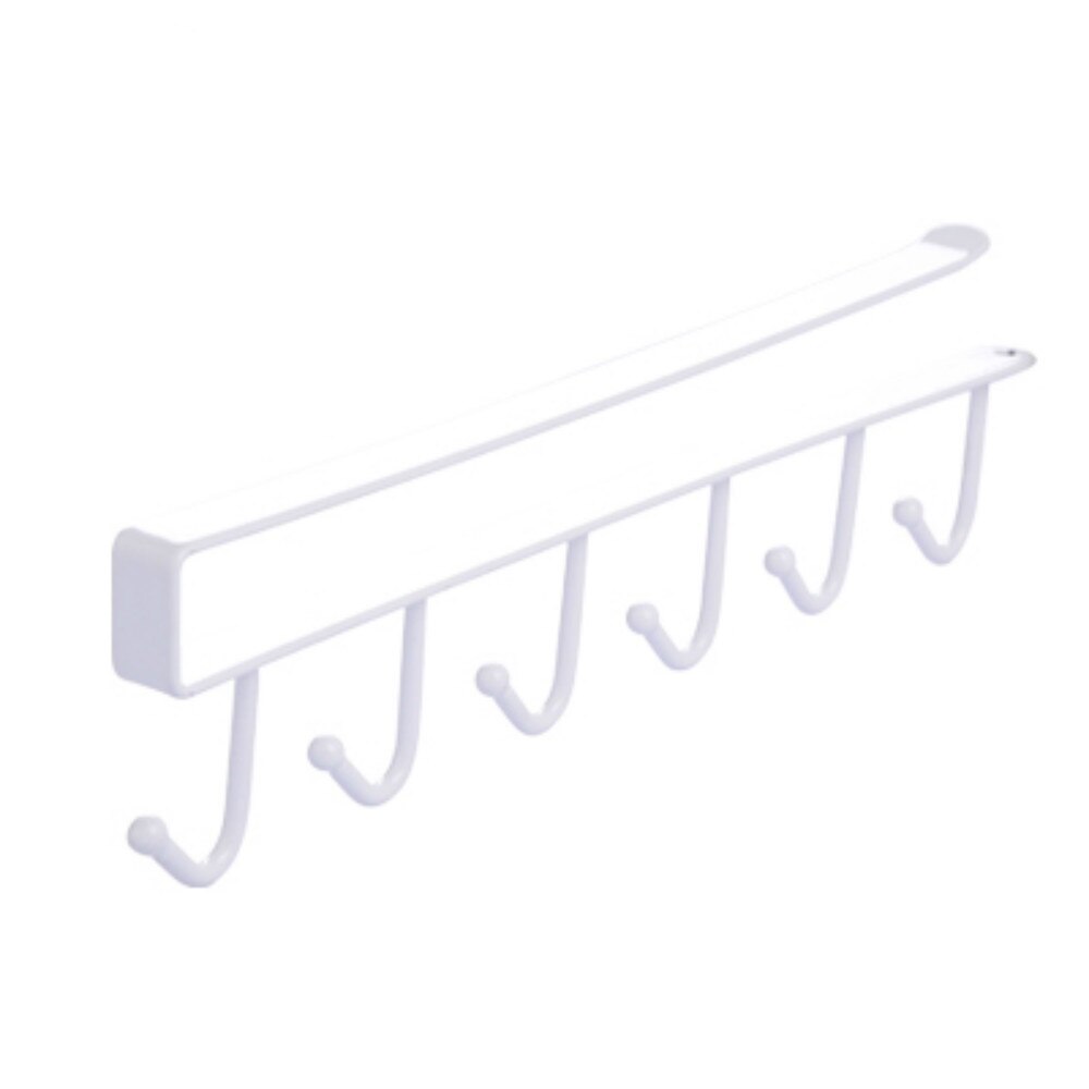 Towel Rack Bathroom Sink Storage Rack Hanging on The Door Storage Hook Kitchen Paper Rack Hanger Paper Towel Roll Holder MJ707: B