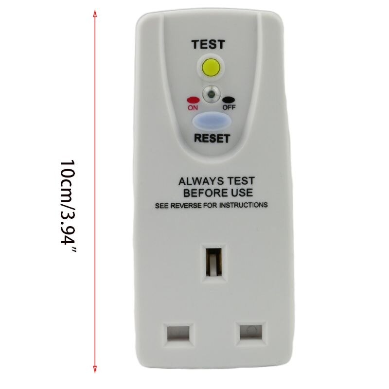 UK 13A Converter Socket Safety Smart Home Circuit Breaker Cutout Plug Adapter