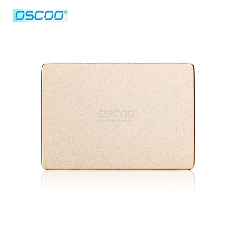 Oscoo Gold Metall fallen 2,5 Zoll SATAIII SSD 128GB 256GB 512GB 1TB SSD Festplatte Disk Rabatt fest Zustand Disks Interne SSD