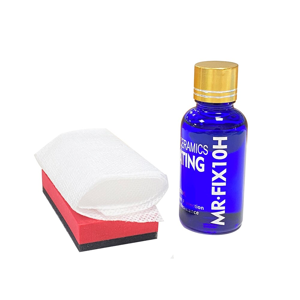 Pintura hidrofóbica líquida para el cuidado de la pintura, recubrimiento de vidrio cerámico automotriz anticorrosión, y antioxidación antiarañazos, 30ml, 10H