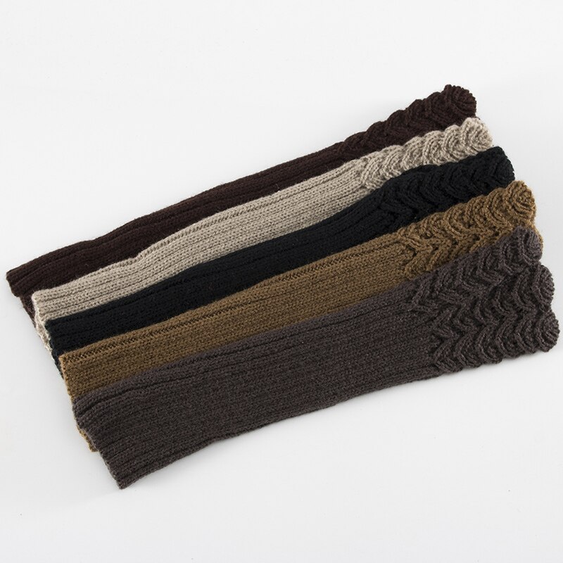 Femmes main plus hiver Gants bras Crochet tricot lisse mitaine sans doigts gant Gants Femme offre spéciale