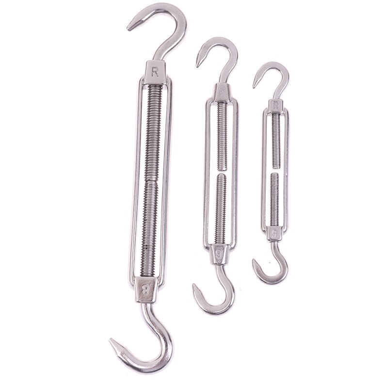 Stainless Steel 304 M6/6mm Sun Sail Shade Hardware Kit For Trigangle Rectangle Sails Installation Shade Sail Fixing Accessories