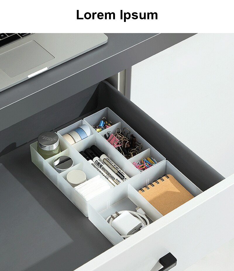 Storage Drawers Adjustable Partition Drawer Storage Box Can Be Combined With Translucent Organizer Drawers Divided Storage Box