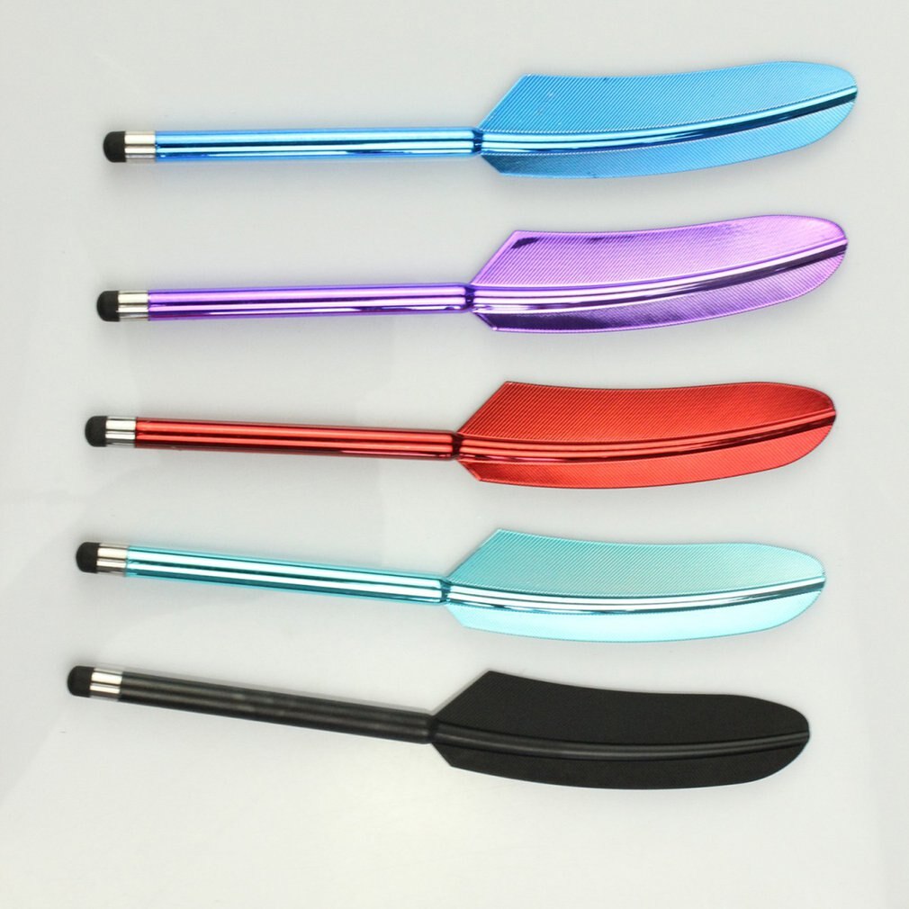 Lápiz óptico capacitivo de Lápiz de pantalla táctil de pluma de Enchapado UV para tableta de teléfono inteligente para punta fina redonda de iPad Point