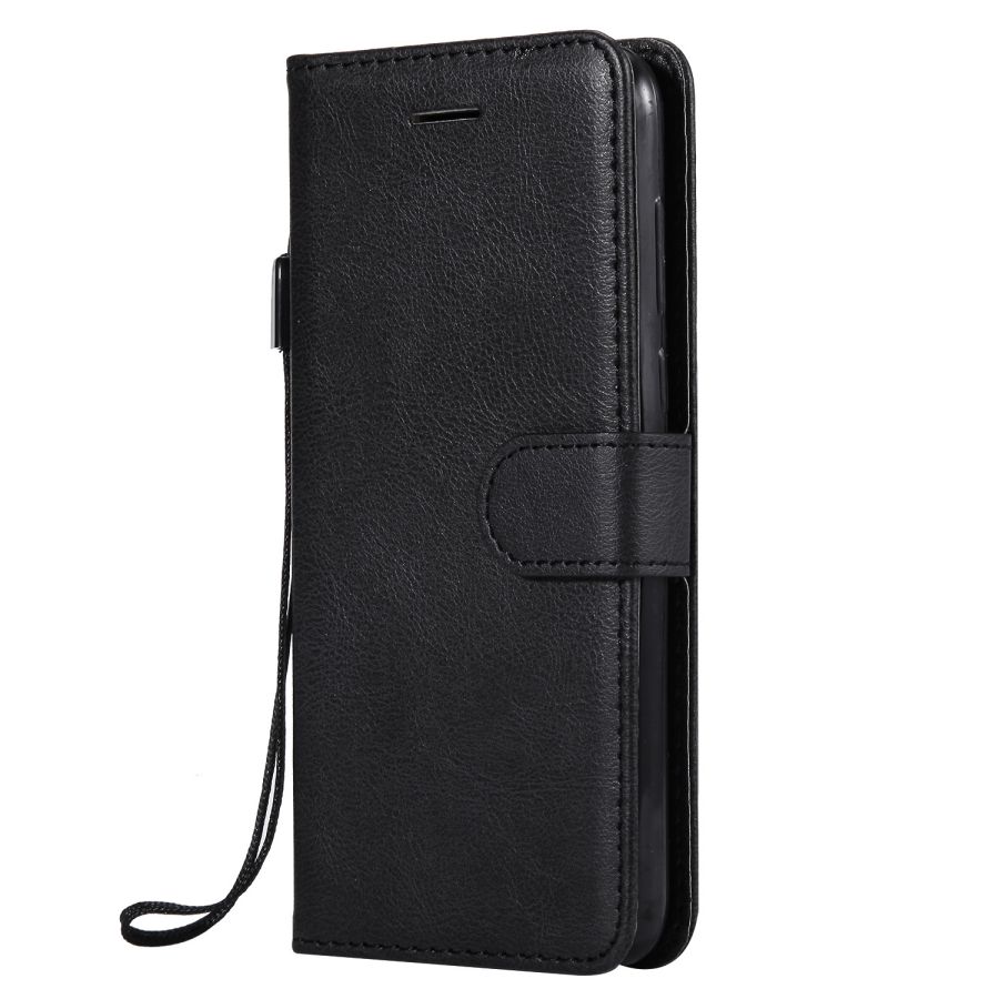 Flip Lederen Case op voor Funda Xiaomi Redmi GO case Voor Coque Xiaomi Redmi GAAN cover BOEK Portemonnee Cover Mobiele telefoon Tas Vrouwen Mannen: Black