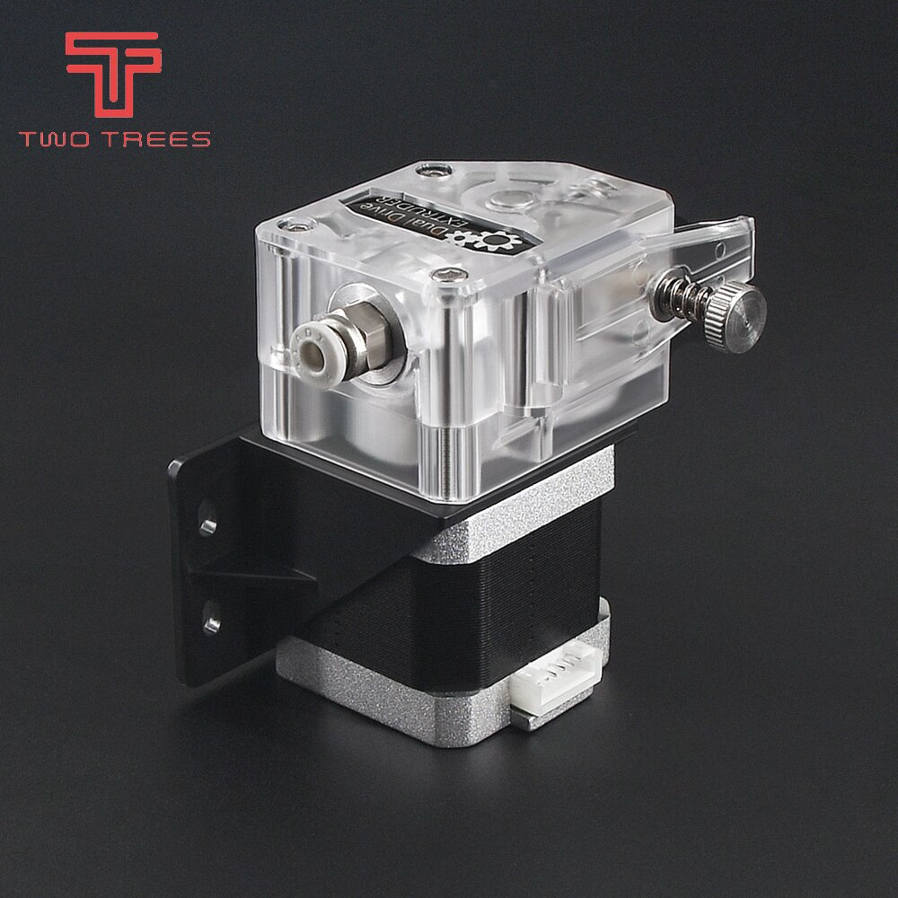 3D Printer Parts Extruder Clone Dual Drive Extruder Upgrade Bowden Extruder for 1.75mm PLA Filament for CR10 Blu-3
