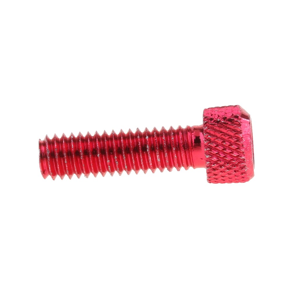 10 Uds M6x20mm de aluminio tornillo hexagonal cabeza de tornillos clave perno rojo