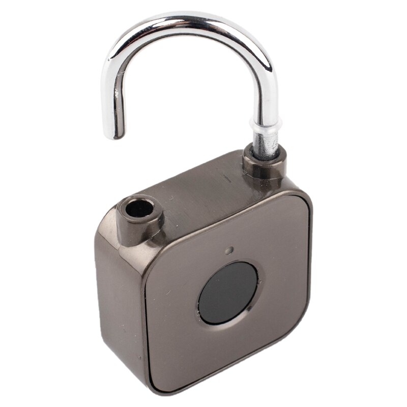 Smart Fingerprint Small Padlock Luggage Anti-Theft Smart Password Lock Student Dormitory Office Cabinet Fingerprint Padlock