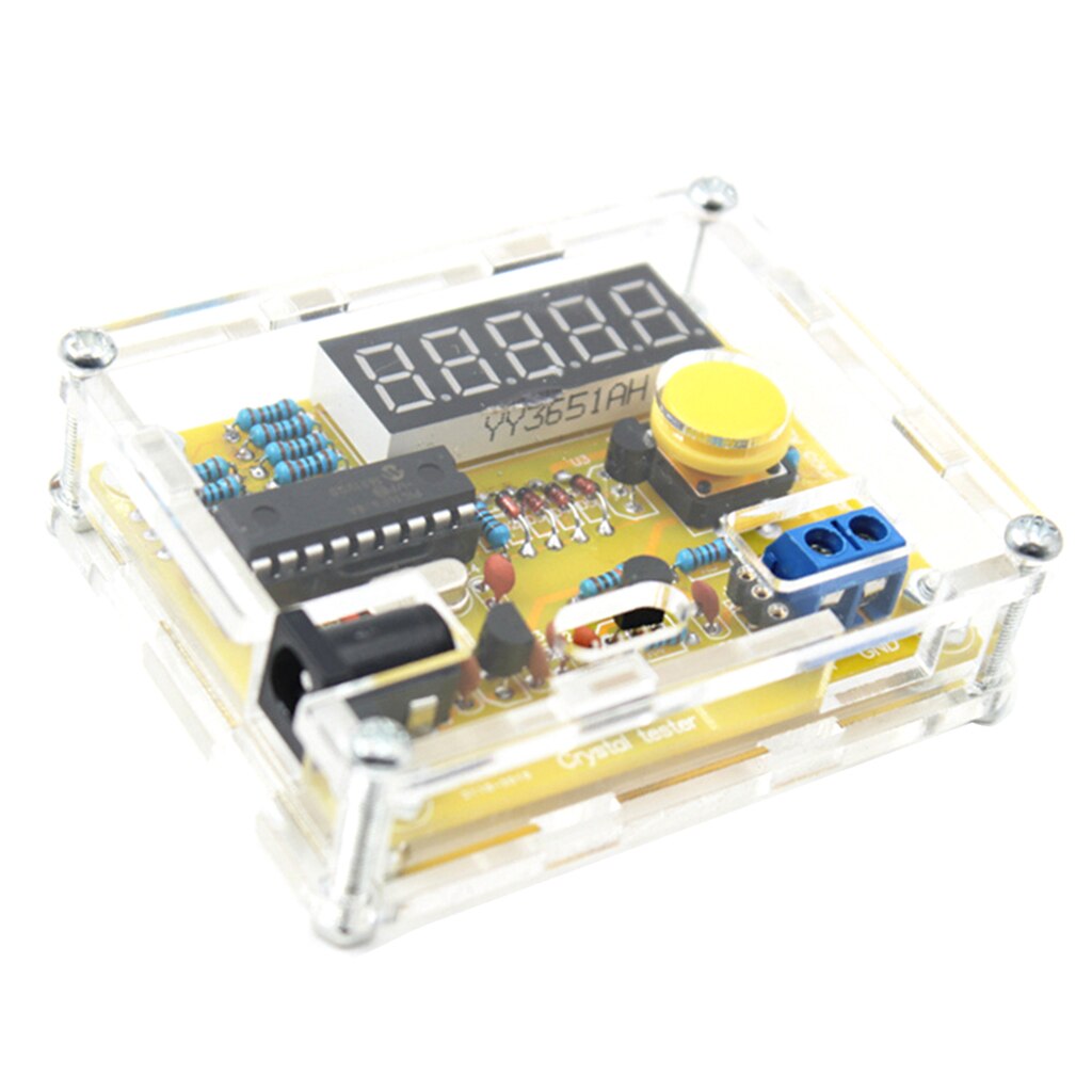 DIY Kits 1Hz to 50MHz Crystal Oscillator Frequency Counter Meter Need to Be Assembled