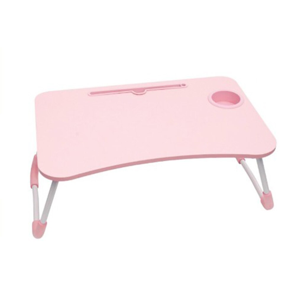 Studie Tafel Bureau Draagbare Opvouwbare Laptop Tafel Standhouder Eten Studeren Op Bed Sofa Slot Opvouwbare Computer Bureau: pink