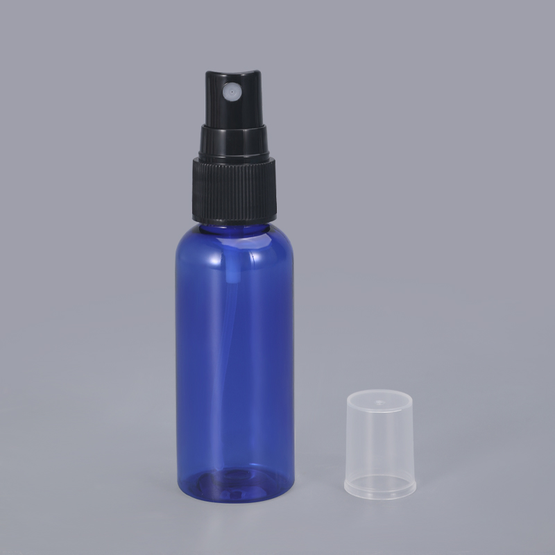 10Pcs Draagbare Lege Plastic Spuitfles Pet Verstuiver Navulbare Fles Vloeibare Ontsmettingsmiddel Container 30Ml/50Ml/100Ml: 60ml / blue
