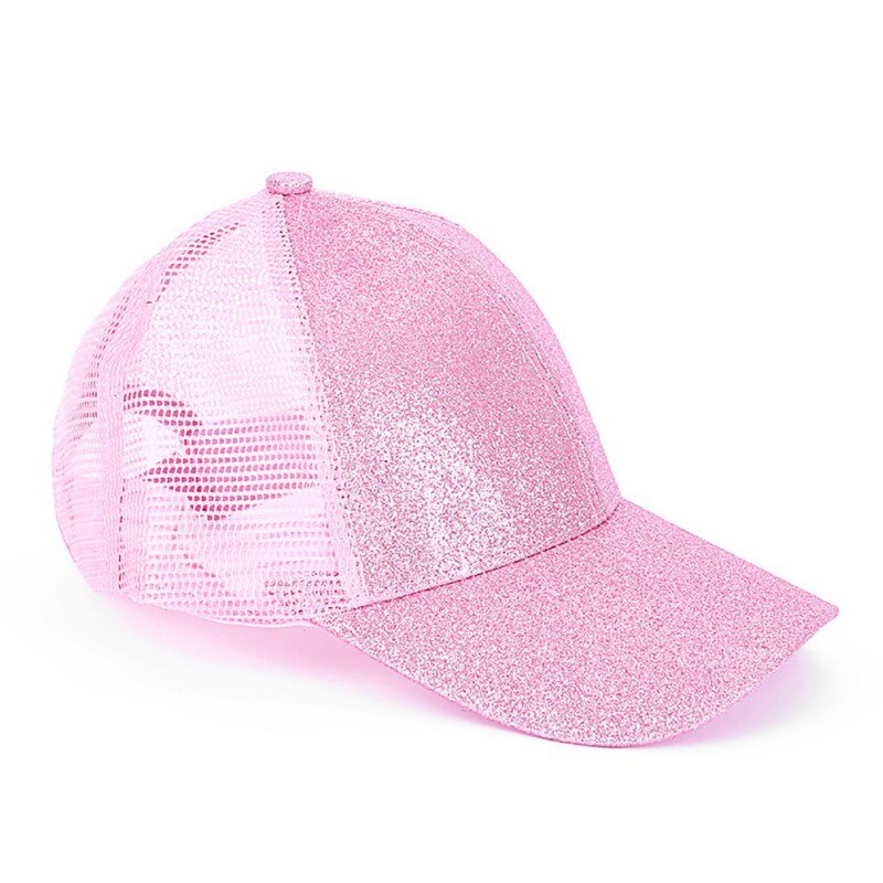 Kinderen Paardenstaart Baseball Cap Zomer Zonnehoed Outdoor Sport Mesh Cap: LP