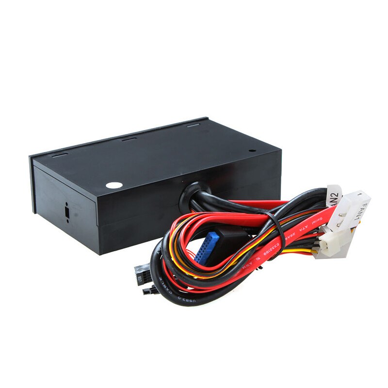 1 x Multifunction USB3.0 Card Readers 5.25" All In One Media Dashboard Front Panel PC Multi Card Reader P15
