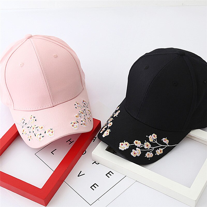 Floral Baseball Caps Flowers Caps Snapback Women Leisure hat