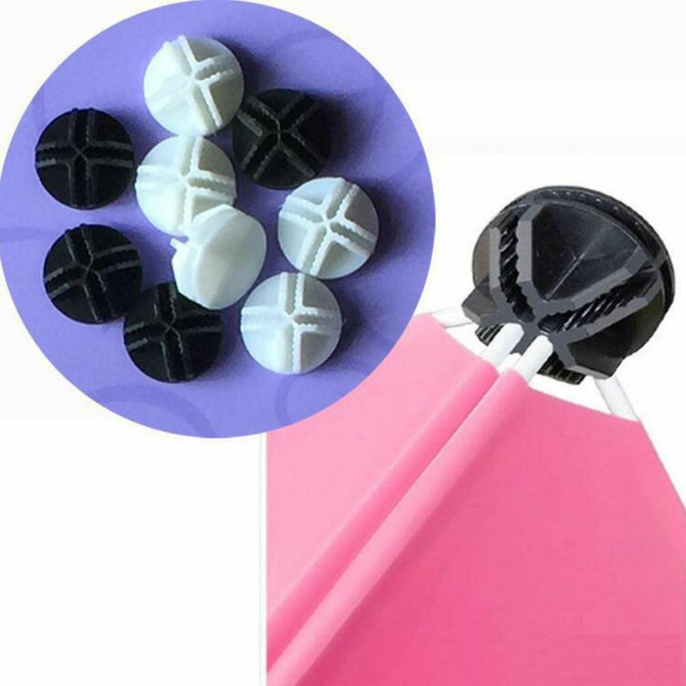 10 Pieces White Plastic Grid Connectors Connectors For Wire Storage Cubes