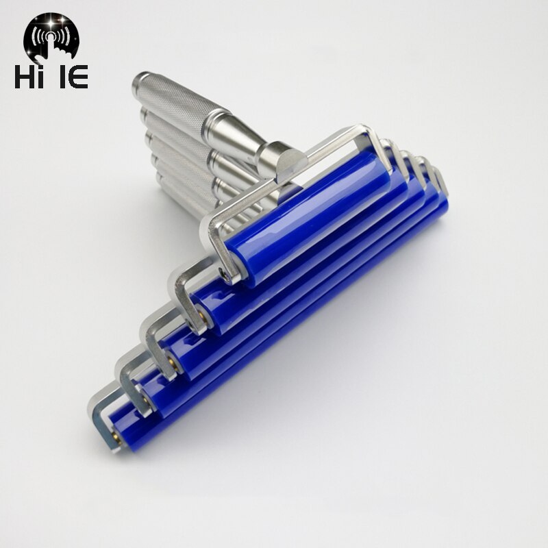 1PCS Dust Removal Sticky Silicone Roller Anti-Static Roller Brush Manual Cleaner Phone Repair Tool Aluminum Alloy Handle