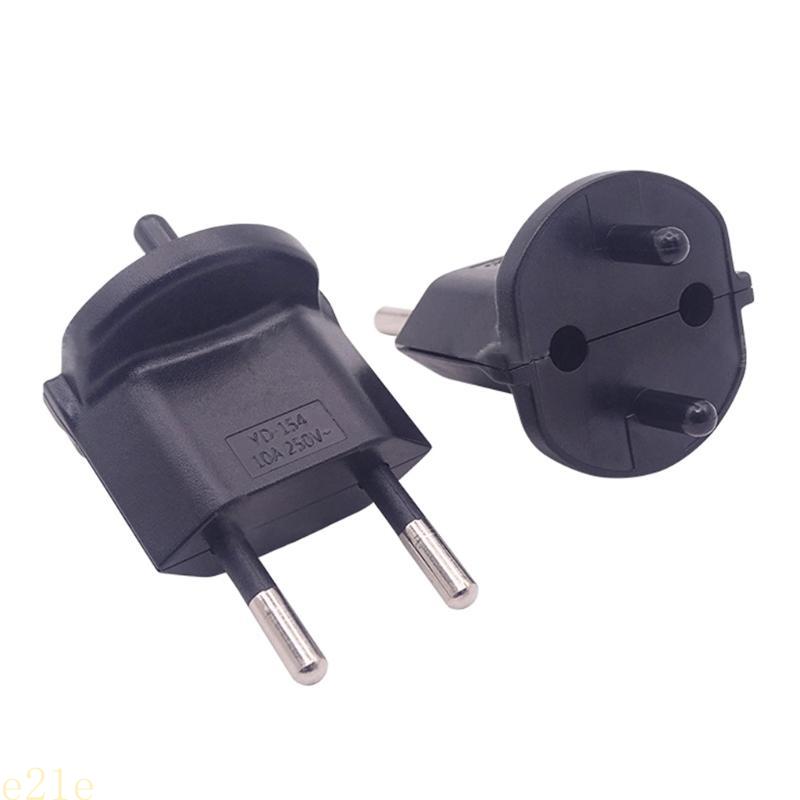 Eu-adapter europeiskt uttag 3 -polig kontaktadapter 16a to 10a 250v internationell - universell europeisk europeisk resekontakt