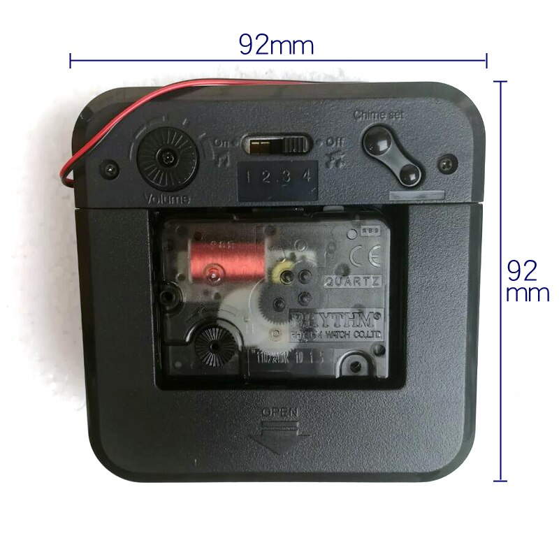 Rhythm Music Chime Box and Horn with hands Sweep trigger movement Wall clock mechanism Parts Melody Box DIY Kits