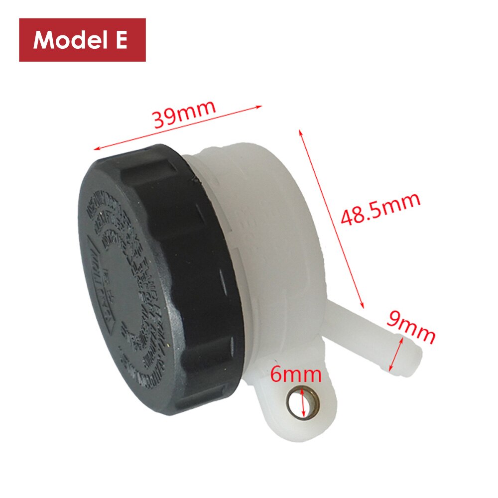 Universal Refit Motorcycle Foot Rear Brake Master Cylinder Tank Oil Cup Fluid Bottle Reservoir For Yamaha Honda Suzuki: Model E