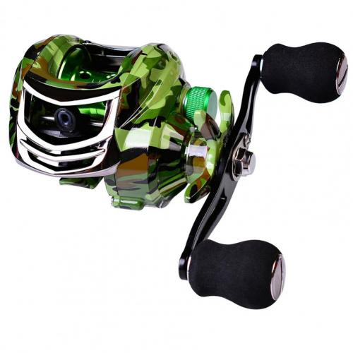 Metal Spool Baitcasting Reel 7.2:1 Hoge Snelheid Versnelling Ratio18 + 1 Bbs Vissen Wiel Visserij-reel Sturen Lijn: Left Hand