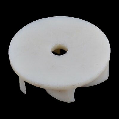Plastic Air Compressor Part 6-Vanes Impeller Motor Fan Vane Wheel Beige 60mm