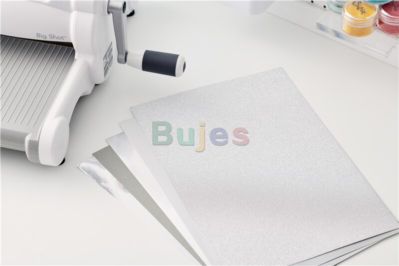 Sizzix Surfacez-Maken Essentiële Cardstock Lakens 50PK (5 Kleuren), Multicolour, hoogste Niveau Van En Veelzijdigheid