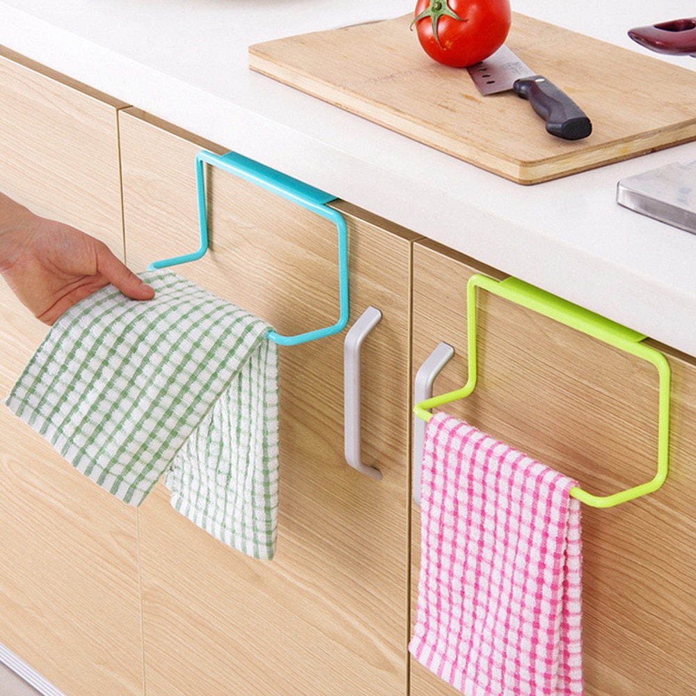 Behogar Handdoekenrek Opknoping Handdoek Houder Opslag Houder Hanger Plank Organisator voor Keuken Badkamer Kast Kast Over Deur