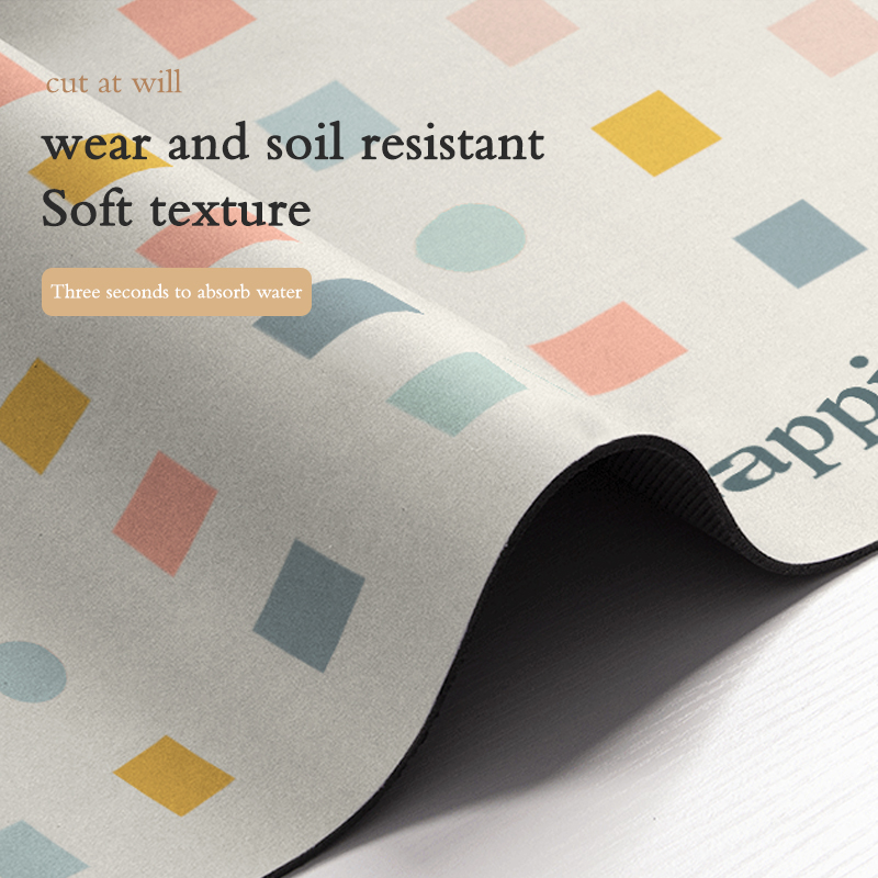 Diatomeeën Modder Droogmat Super Absorberend Servies Bureau Afvoer Pads Tafel Placemat Drainer Tapijt Thee Cup Drinkhouder Keuken