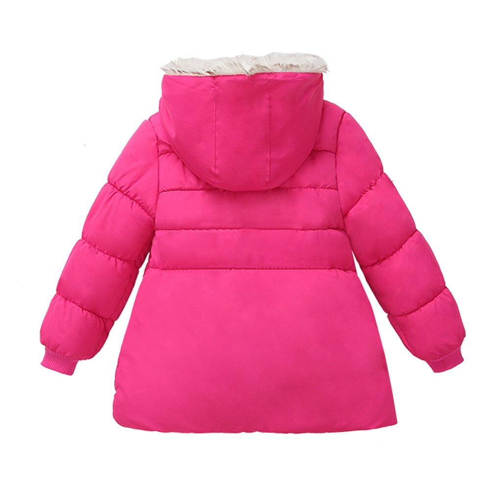 Vinter børn pige vindtæt hætte dunfrakke afslappet baby drenge tøj børn bomuld tykt overtøj jakke holde varmen jakker