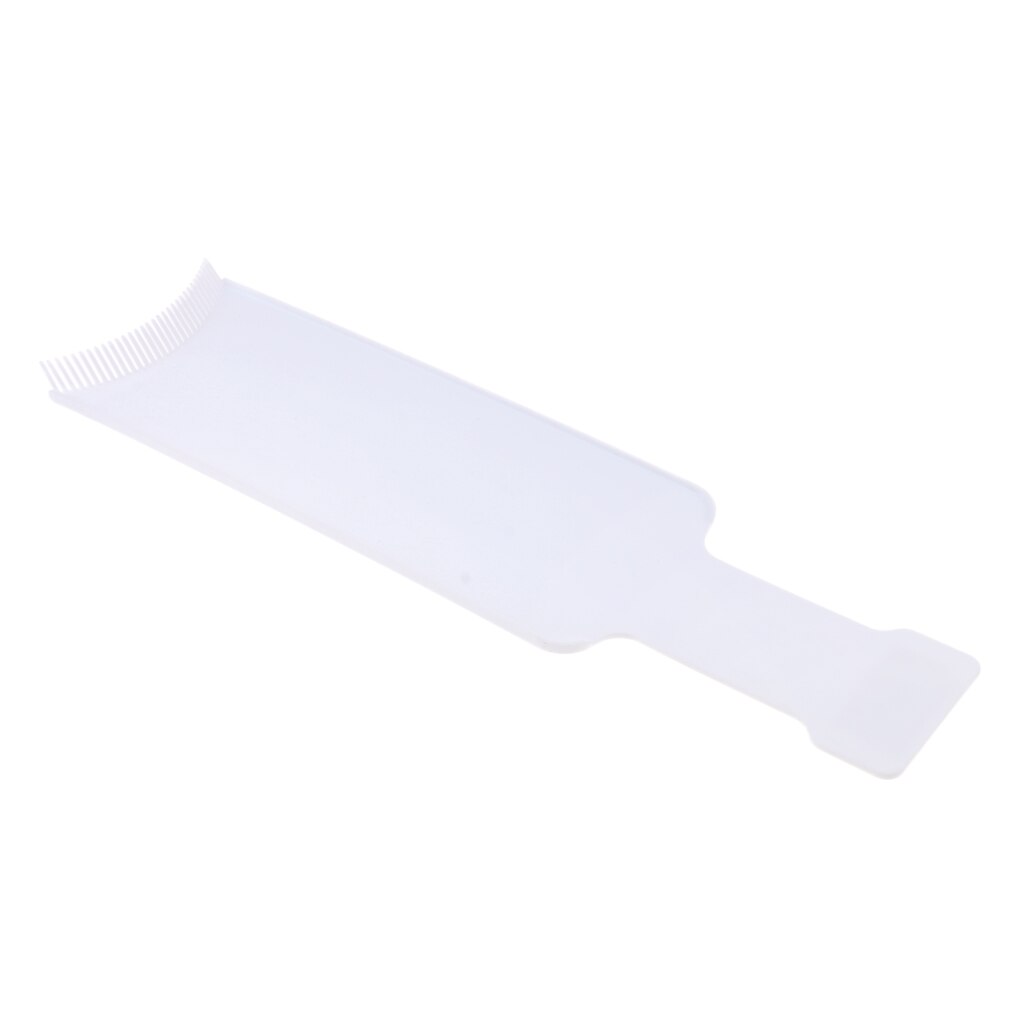Salon DIY Hair Dyeing Board Highlighting Sectioning Coloring Brush Tint Comb: White L