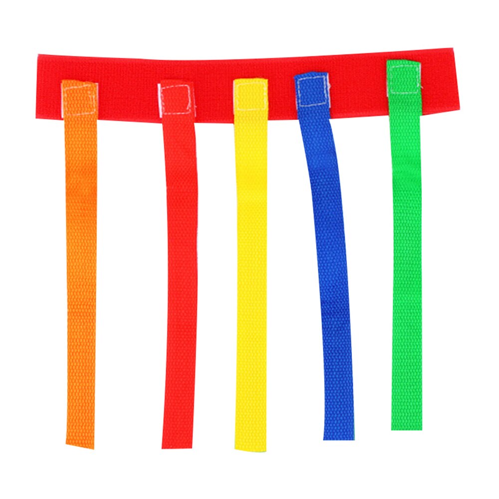 Children Kids Pull Catch Tail Toy Training Teamwork Games Educational for Outdoor Sports BM88: red belt