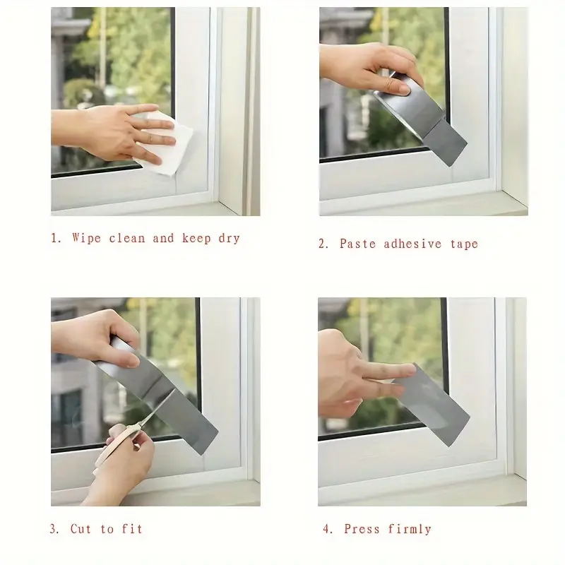 Hoge Sterkte Winddicht Raam Afdichtingstape Zelfklevende Strip Stofdicht Waterdicht Verwijderbare DIY Tape Deur Weerstrippen