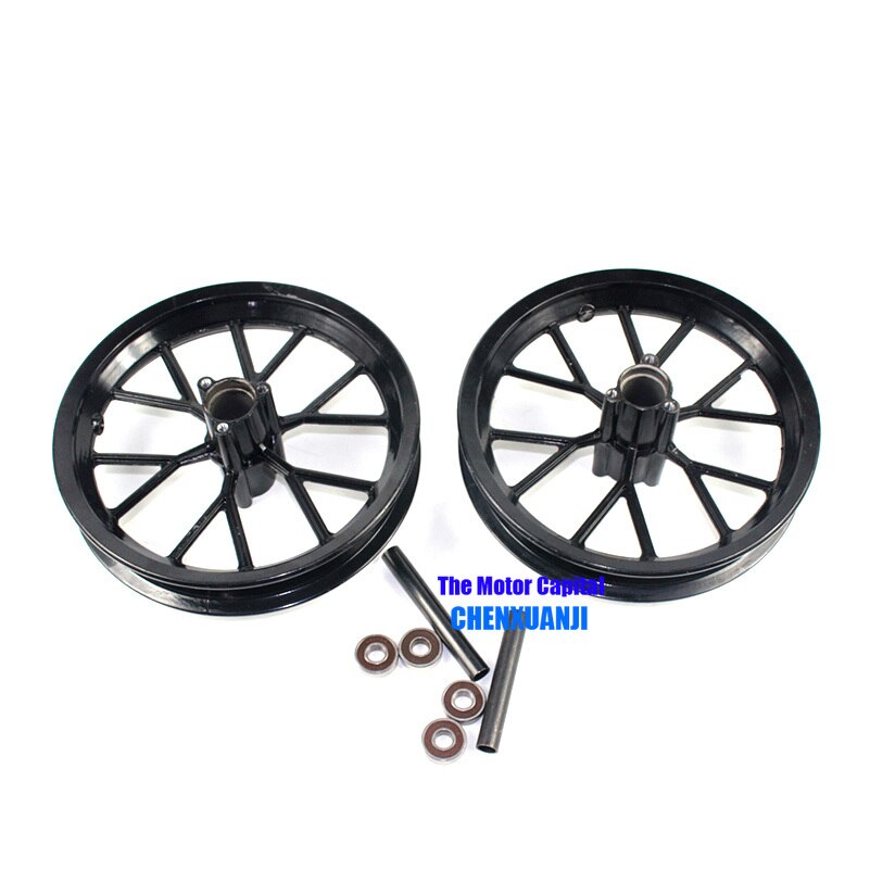 Super High Performance 222mm Front and Rear Tire Aluminium Alloy Wheel Rim Fit for 49cc Mini Moto Pocket Dirt Bike