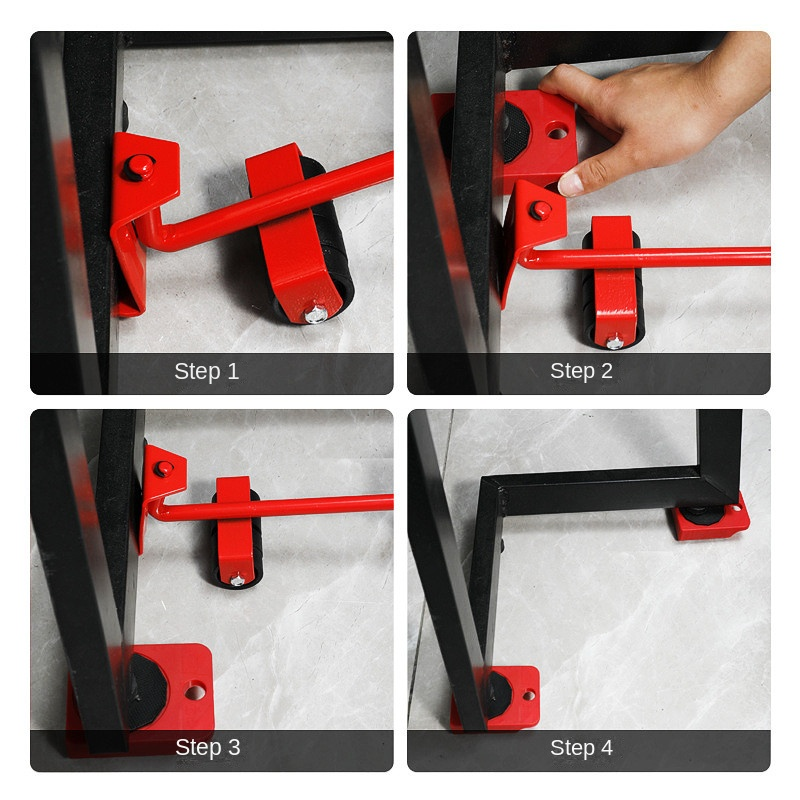 Robustes Möbeltransport-Set, Heavy Stuffs Lifter, Waschmaschine, Kühlschrank, Matratze, Transportwerkzeug, beweglicher Möbelhelfer