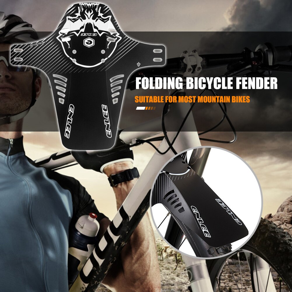 Enlee Fiets Spatbord Voor Achter Spatbord Mtb Mountainbike Fiets Spatbord Met 4 Vaststelling Riem Fiets Accessoires