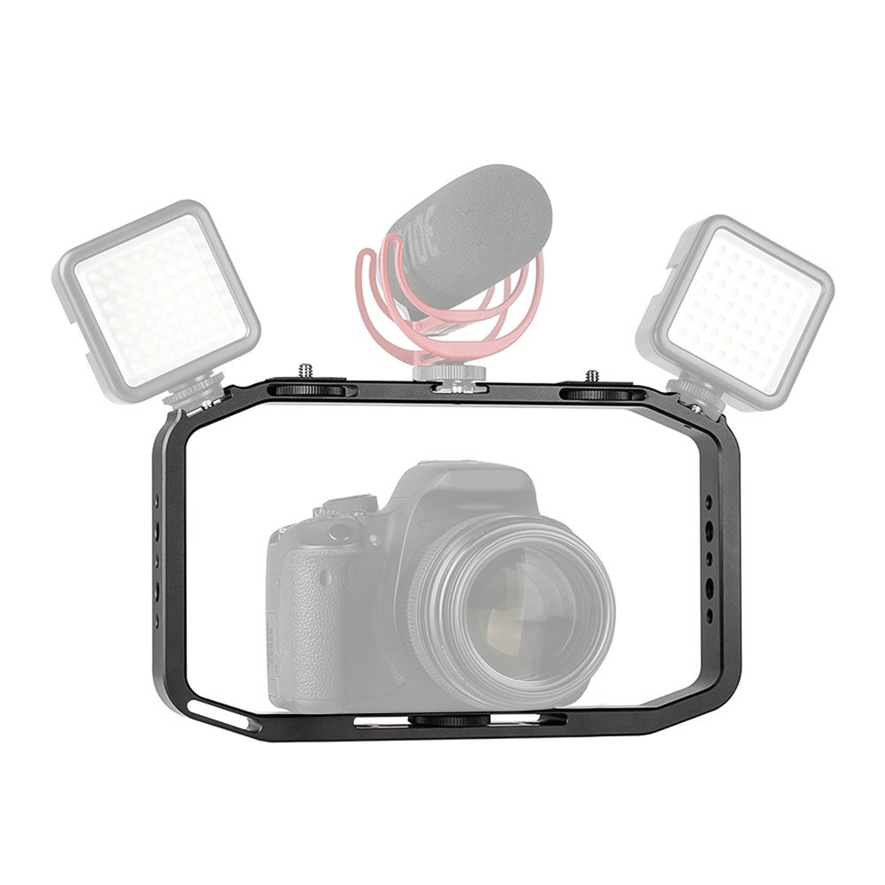 Cage de caméra de stabilisateur de Vlog tenue dans la main en métal Ulanzi m-rig avec 3 supports de chaussures froides support pour téléphone pour Smartphone GoPro DSLR