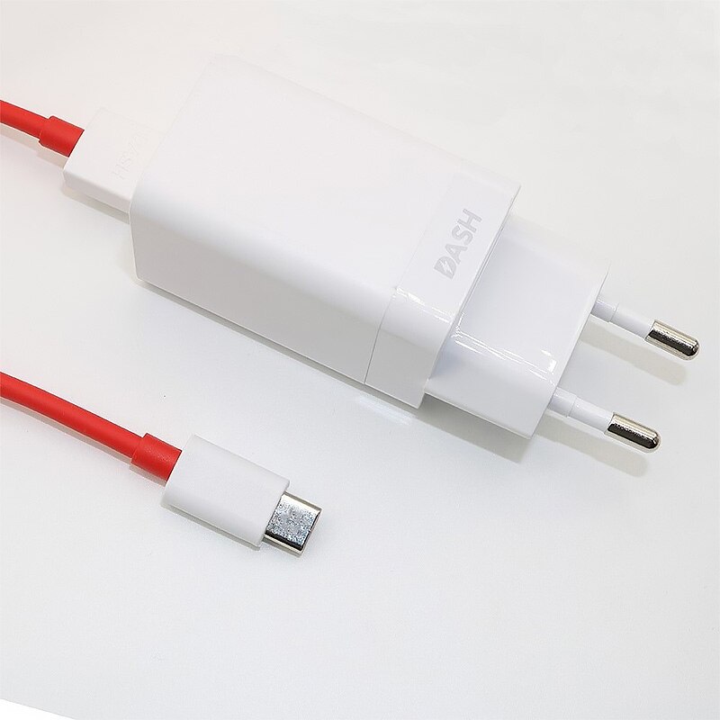 Caricabatterie originale Oneplus Dash EU/US Plug 5V4A adattatore di alimentazione per ricarica rapida Dash per oneplus 3 3t 5 5t 6 6t 7 cavo usb rotondo tipo c