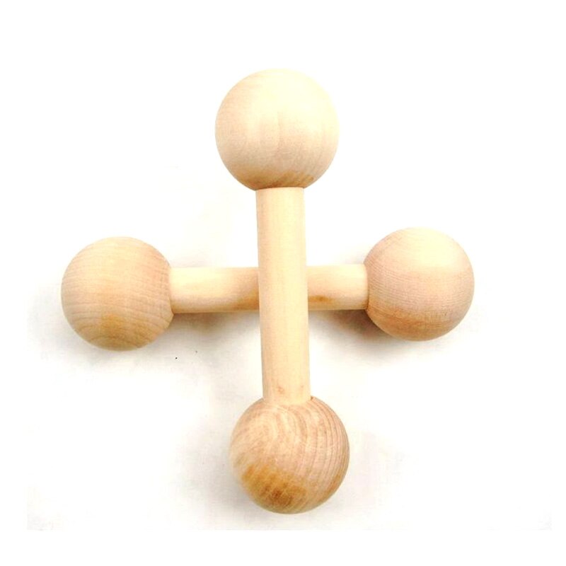 Kindergymnastiek dans fitness producten, milieuvriendelijke houten primaire kleur kleine halters