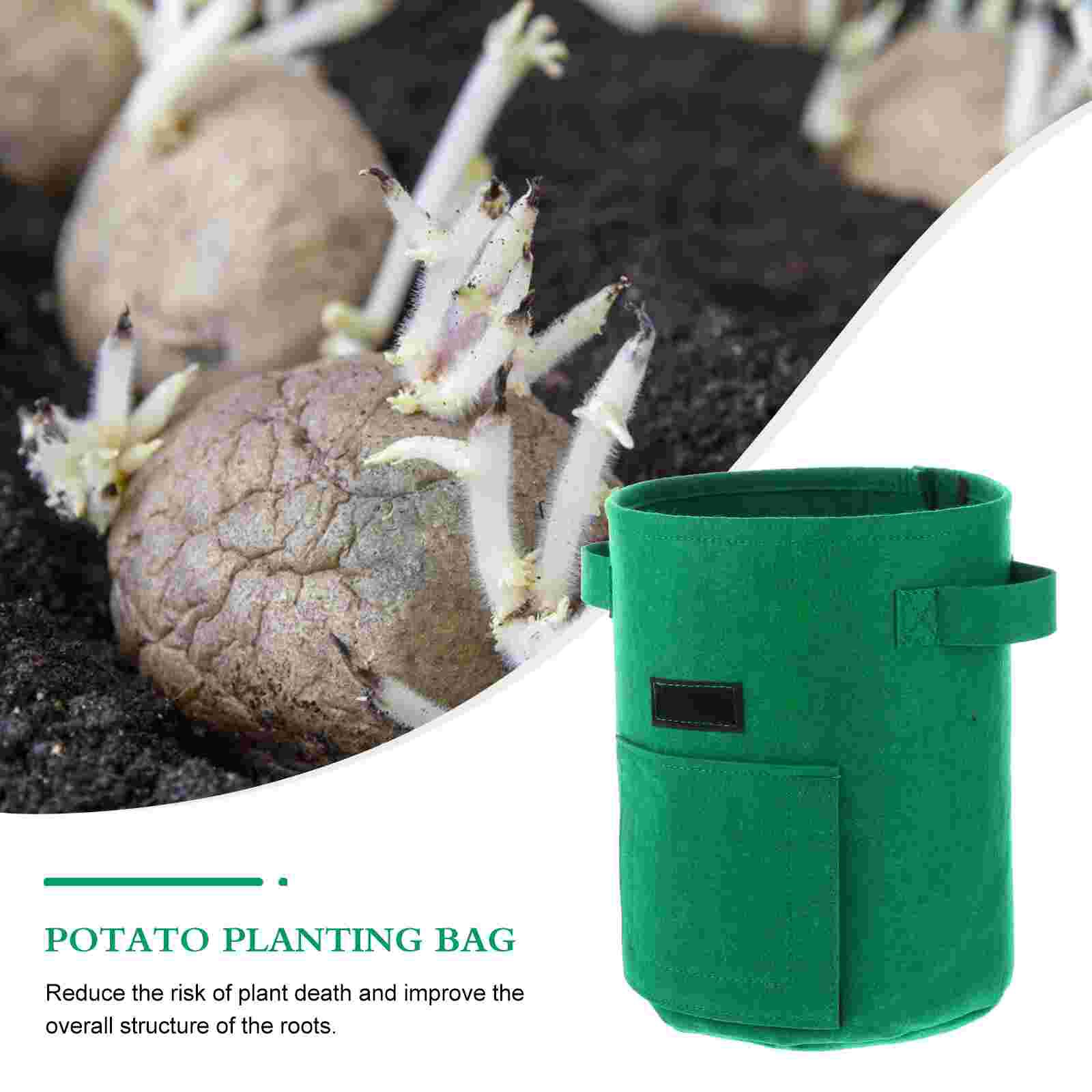 2 Pcs Potato Grow Bags Practical Plant Growing Bags Potato Planting Bags
