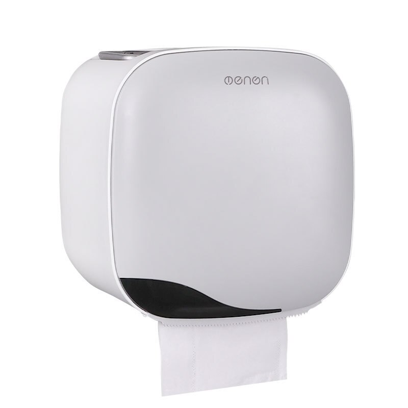 Punch-Free Roll Paper Holder Plastic Storage Box Bathroom Toilet Waterproof Tissue Box Toilet Paper Holder Home Wipes Container