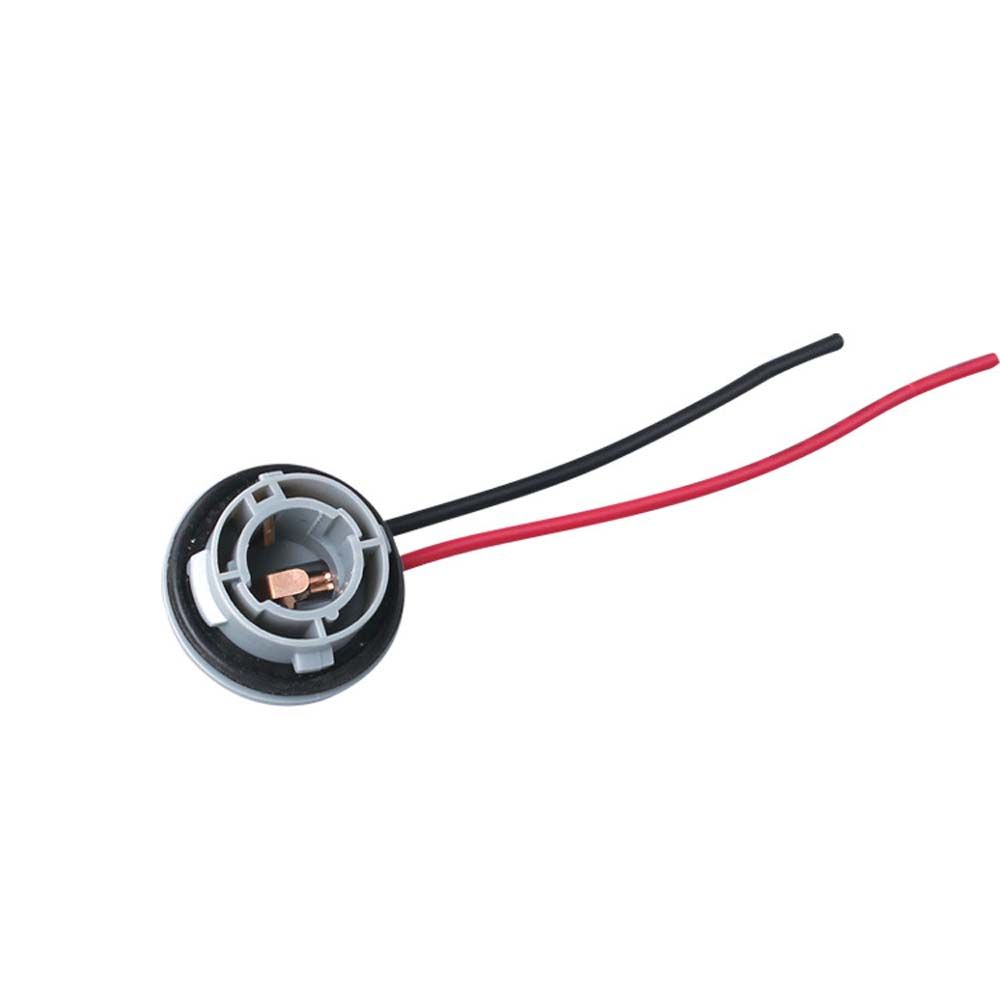 Soporte para lámpara 1156 BA15S BAU15S 1157 BAY15D, adaptador de bombillas PY21W P21W, Conector de enchufe de Base para luz de faro de señal de giro, 1 ud.: Plata