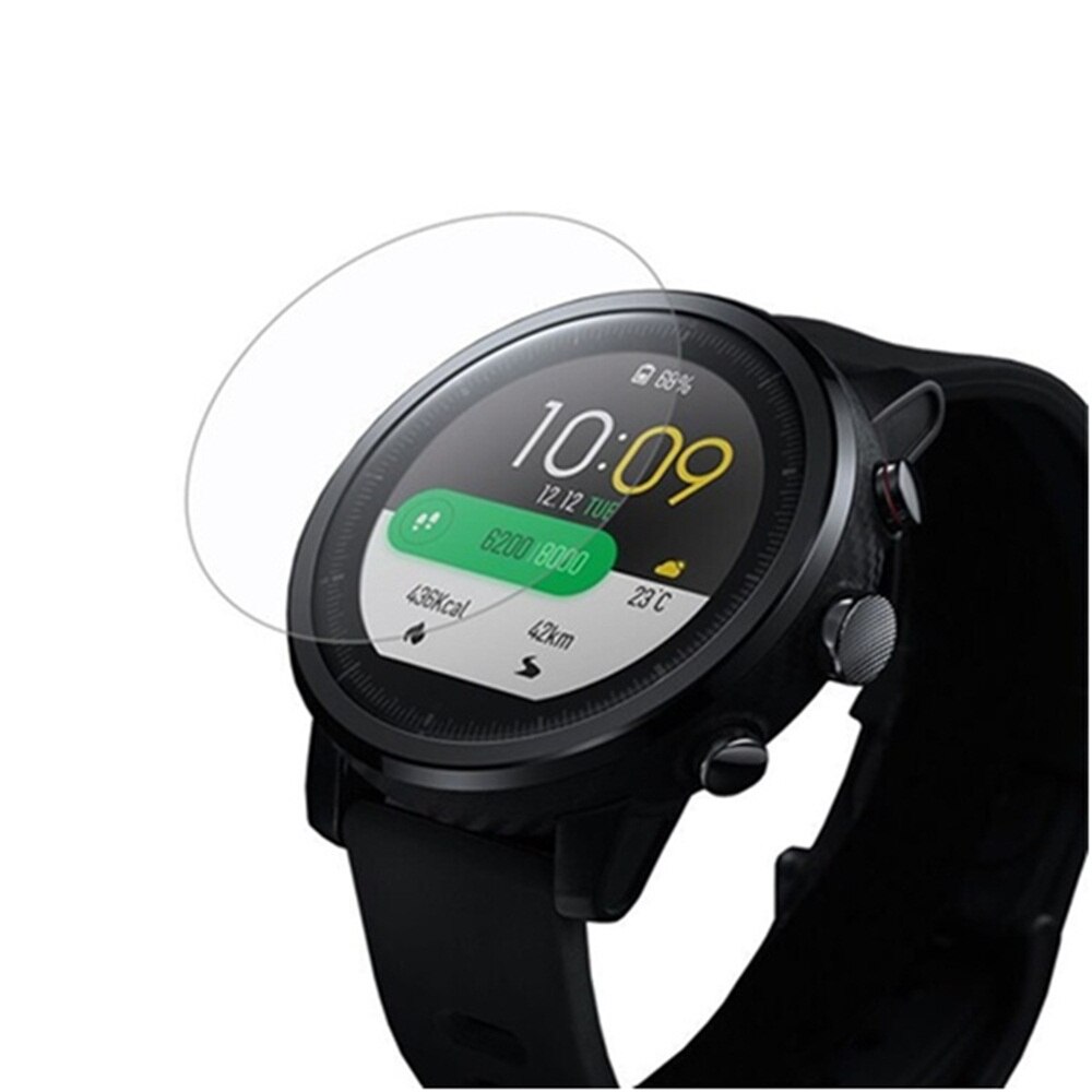Película de hidrogel macia, proteção de tela completa para relógio inteligente xiaomi, huami, amazfit pace, stratos, verge lite