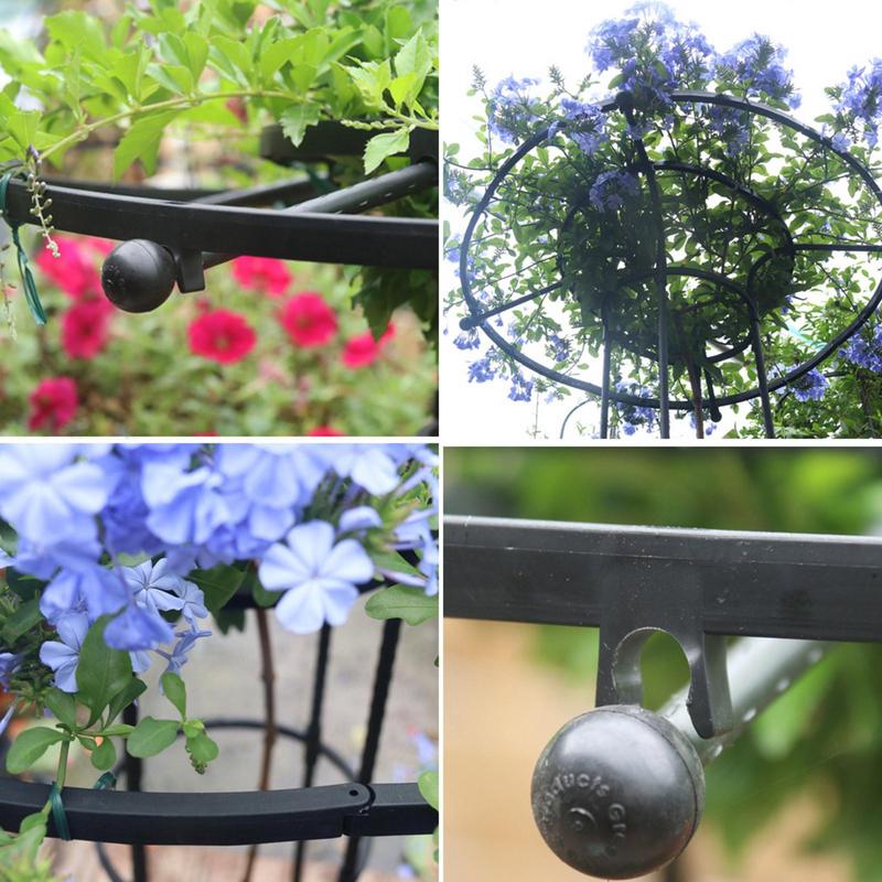 Enrejado de jardín para plantas trepadoras, marco de soporte de Metal, enrejado de soporte para plantas de vid, paraguas de jardinería, enrejado para plantas trepadoras